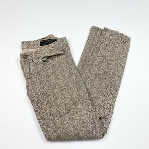 Women’s AllSaints Spitalfields “Jacks Place” Paisley Print Jeans/Pants Size 24